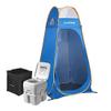 Alpcour Portable Toilet w/ Pop Up Tent - Compact Indoor & Outdoor Commode, Travel Bag for Camping, RV, Boat & More - Privacy Tent for Portable Toilet, Shower and Changing Room view 1