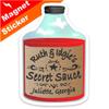 Ruth & Idgie's Secret Sauce - Premium Stickers, Magnets - 3 in Sticker - 3-Pack = Save 30% view 1