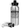 Art by Chelsydale Gag Gifts for Daughter Water Bottle Tumbler - 20oz Portable Drinkware - Easy as Riding a Bike - To My Favorite Child from Mom Dad Parent Family Reunion Funny Cute Idea view 2