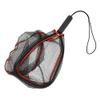 Fishing Net Portable Fly Fishing Dip Nets Lightweight Black Red Aluminum Alloy Frame Rubber Handle Brail Fishing Net Fish Tackle Accessories Fishing net fishing basket foldable portable fish cage fish view 4