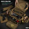 Savior Equipment 600D Tactical Pistol Sleeve Handgun Firearm Bag Soft Case with Reflective Patch For Specialist Series Range Bag, Lockable Zippers, 3-Pack view 4