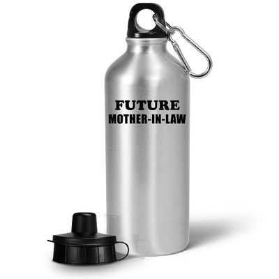 Art by Chelsydale Gag Gifts for Future Mother-In-Law Water Bottle Tumbler - 20oz Portable Drinkware - Wedding Soon to Be Mom In Law Appreciation Mothers Day from Daughter Son Funny Cute Idea