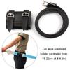 COSWHO Medieval Katana Samurai Sword Frog Leather Scabbard Belt Rapier Holster (D) view 2