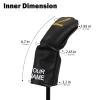 Craftsman Golf 10pcs/Set Custom Personized Black Hybrid Iron Head Covers with Large Golden No.(Custom with Name) view 2