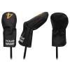 Craftsman Golf 10pcs/Set Custom Personized Black Hybrid Iron Head Covers with Large Golden No.(Custom with Name) view 4