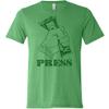 SwingJuice Golf T-Shirt Press Crew Neck Short Sleeve Funny Golf Shirt for Men and Women Green L view 1