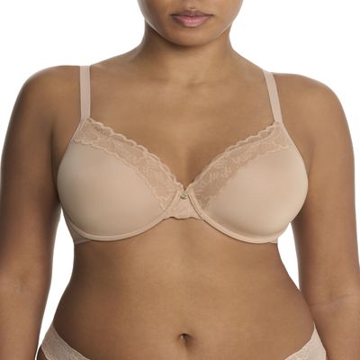 Natori Women's Refined Contour Underwire Bra with Lace and Cool-Touch 7313219, Matte, 36DD