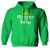 0045. It's is My Birthday Gift Queens are Born in July 20th 30th 40th 50th Sweatshirt Pullover Hoodie (Irish X-Large) view 1