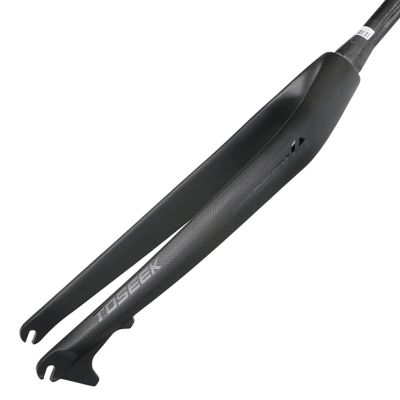 3K Matte Carbon Fibre Bicycle Front Forks MTB Mountain Road Bike Hard Fork, 26/27.5/29 ER Taper Forks,27.5ER