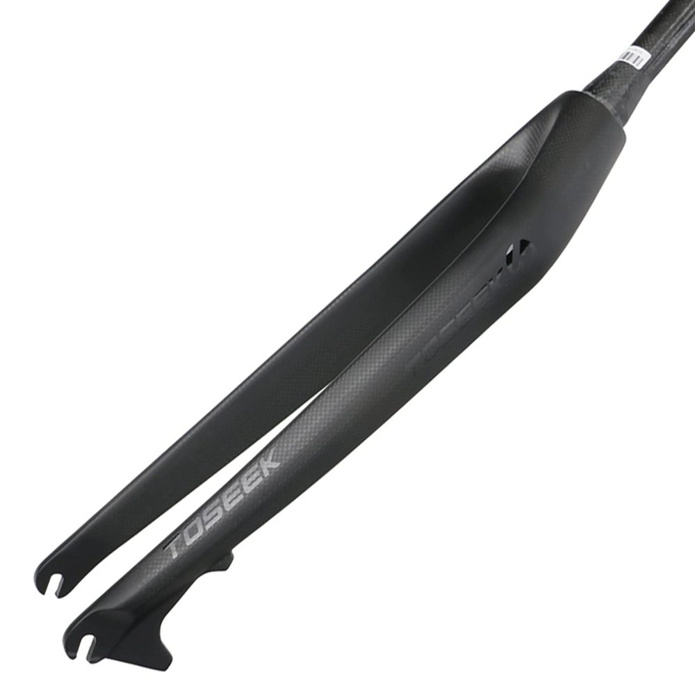 3K Matte Carbon Fibre Bicycle Front Forks MTB Mountain Road Bike Hard Fork, 26/27.5/29 ER Taper Forks,27.5ER