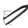 3K Matte Carbon Fibre Bicycle Front Forks MTB Mountain Road Bike Hard Fork, 26/27.5/29 ER Taper Forks,27.5ER view 3