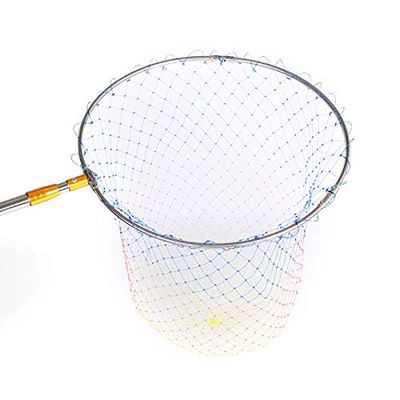 Fishing Net Boating Fishing Net Head Stainless Steel Landing Portable Rive Fishing Ocean Sea Fishing Head Net Stream Fishing Accessories Fishing net fishing basket foldable portable fish cage fishing