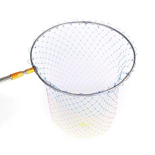 Fishing Net Boating Fishing Net Head Stainless Steel Landing Portable Rive Fishing Ocean Sea Fishing Head Net Stream Fishing Accessories Fishing net fishing basket foldable portable fish cage fishing
