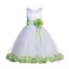 ekidsbridal Rose Petals White Flower Girl Dresses Pageant Dress Baptism Dress 007ss S view 1