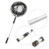 Fishing Net Fly Fishing Landing Net Aluminum 3 Section 1.5M Telescopic Hand Fish Net Extending Pole Handle Fishing Tackle Equipmen Fishing net fishing basket foldable portable fish cage fishing nett view 2