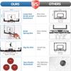 SOEVIEE Large Basketball Hoop Indoor for Kids & Adults - 23x16 Inch Board with Over Door/Wall Mount | Includes 3 Balls & 2 Nets | All-Ages for Christmas Birthday view 2