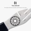 AIKESIWAY Rotor Truing Fork Bike Disc Alignment Tool Bicycle Brake Wrench,Bike Disc Brake Pad Adjustment Alignment Tool Gap Regulator,3 Slot Depths,Strong,Easy to Carry and Use (1pc Brake Wrench) view 3