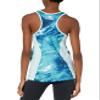 Mossy Oak Standard Womens Fishing Shirt Racerback Tank, Iced Aqua, Medium view 2