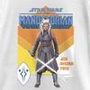 The Mandalorian Girl's Star Wars Jedi Ahsoka Tano T-Shirt - White - Medium view 2