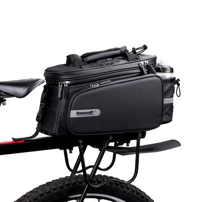 HUNTVP Bike Trunk Bag Rack Bags Bike Pannier Bags Rear Seat Bag Handbag for Bicycle Cargo Rack Saddle Bag Bicycle Commuter Shoulder Luggage Bag