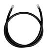 1 AWG UL 1426 Battery Cables - 12 ft Marine Grade Wire Tinned Copper Oxygen-Free Insulated - Standard PVC Wire with 2 Lug for Boat, Automotive, Speakers, Solar, Camper, RV & Trailers view 1