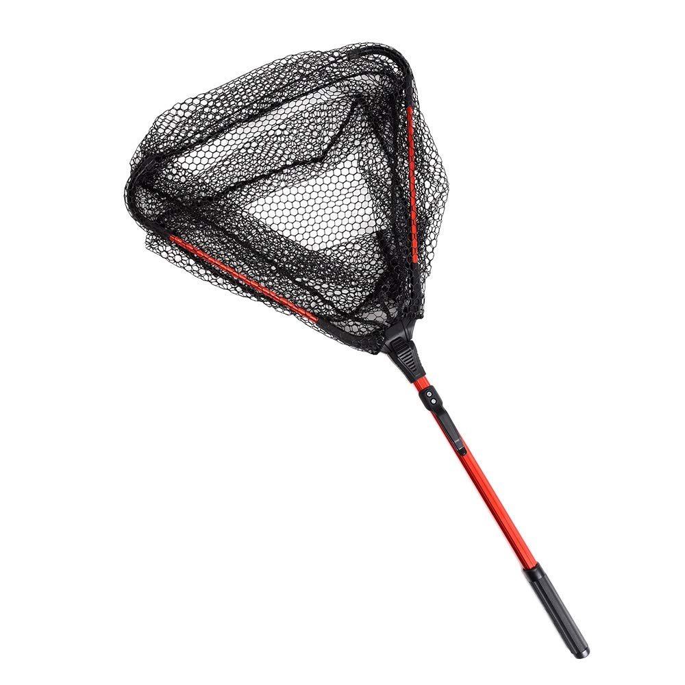 Fishing Net Telescoping Fishing Net Foldable Landing Net Pole Landing Net Nylon Fish Net Aluminum Alloy Frame Carp Fishing Lures Fishing net fishing basket foldable portable fish cage fishing net