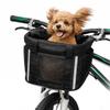 ANZOME Folding Dog Bike Basket, Quick-Release Detachable Front Pet Carrier for Small Dogs & Cats (Up to 11 lbs), Waterproof Bicycle Handlebar Bag for Cycling, Shopping & Picnics (Easy Install) view 1