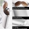 EZESO Glasses Case Spectacle Case Box Aluminum Lattice Nearsighted Eyeglass Case for Small Frame (2 pcs Sliver) view 4