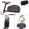 MOSISO Bike Rack Bag, Waterproof Bicycle Trunk Pannier Rear Seat Pouch Cycling Bike Carrier Backseat Storage Luggage Saddle Shoulder Bag, Space Gray view 4