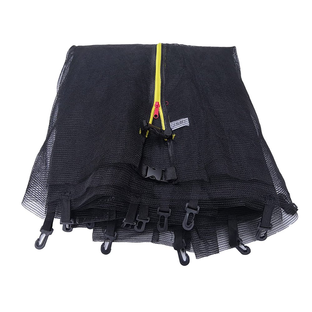 LJHSS Trampolines Replacement Net,Trampoline Safety Nets Breathable UV and Weather-Resistant Enclosure Replacement Net,with Zipper (Net Only)