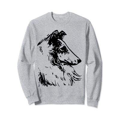 Collie Dog Graphic Sweatshirt