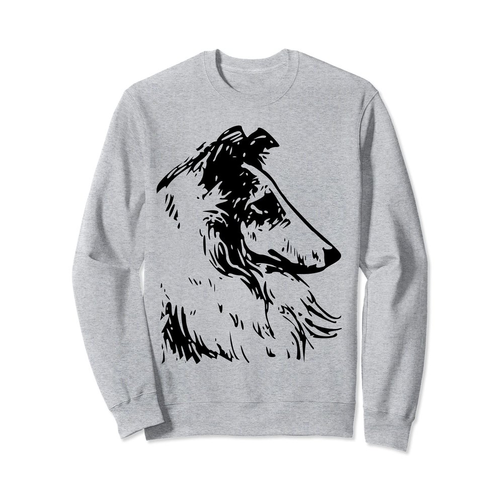 Collie Dog Graphic Sweatshirt