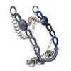 4 7/8" Azul Charro Freno Saddle Horseshoe Blue Bit view 1