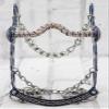 4 7/8" Azul Charro Freno Saddle Horseshoe Blue Bit view 2