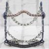 4 7/8" Azul Charro Freno Saddle Horseshoe Blue Bit view 3