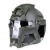 Full Face Helmet Airsoft Mask Tactical Iron Warrior Helmet Steel Mesh Paintball Wargame Protection Cosplay CS Games view 1