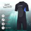 3Mm Neoprene Shorty Wetsuits for Men Women, One Piece Back Zip Diving Suit for Scuba Surfing Swim,B,XXL view 2