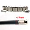 100 Pieces Bike Bicycle 5mm Brake Cable Housing Ferrule End Caps MTB Road Bike Accessary Part Replacement The Ferrule End Caps Are Placed in A Plastic Bottle view 3