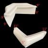 FCOUIID 90 Degree Vinyl Dock Corner Bumper - Dock Corner Guard for Marine Boat, 9" L x 9" W x 5" H, 2 Pcs (White) view 2