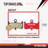 TOP BRAKE Disc Bike Brake Pads for Hayes Dominion A4 ([BD16-P] Performance (Red)) view 4