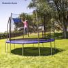 LJHSS Trampoline Net,Fence Replacement Safety Mesh Netting,Replacement Trampoline Safety Net Enclosure,with Zipper,for Outdoor Trampoline Accessories view 4