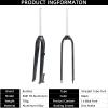 BUCKLOS 26/27.5/29 Mountain Bike Rigid Forks, 1-1/8 Straight MTB Rigid Fork Disc Brake, Superlight Aluminum Alloy Bicycle Rigid Fork fit BMX MTB Road Bike view 2