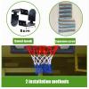 Mini Basketball Hoop, Indoor Door Wall-Mounted Basketball Hoop, Adult Children's Home Office Bedroom Backboard view 3