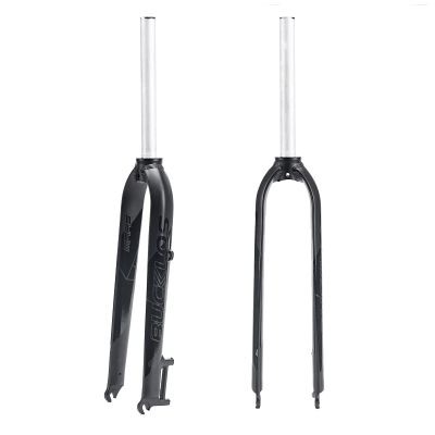 BUCKLOS 26/27.5/29 Mountain Bike Rigid Forks, 1-1/8 Straight MTB Rigid Fork Disc Brake, Superlight Aluminum Alloy Bicycle Rigid Fork fit BMX MTB Road Bike