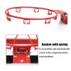 Mini Basketball Hoop, 45x30cm Portable Wall-Mounted Basketball Stand, Adult Indoor Shooting Trainer for Dunking view 4