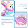 PRETYZOOM Anti-Fog Swimming Goggles for Kids Cute Unicorn Design with Adjustable Strap Comfortable Silicone Fit Perfect for Toddlers Age 3-6, 6.10 X 2.16 X 1.57 Inches view 3