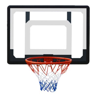Mini Basketball Hoop, Portable Wall-Mounted Basketball Hoop, Suitable for Basketball Backboard Shooting Trainer for No. 1-7 Basketball