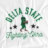 Delta State University Official Statesmen Unisex Adult T-Shirt, White, 4X-Large view 2