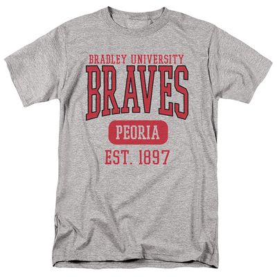 Bradley University Official Est. Date Unisex Adult T-Shirt, Est. Date, 5X-Large