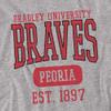 Bradley University Official Est. Date Unisex Adult T-Shirt, Est. Date, 5X-Large view 2